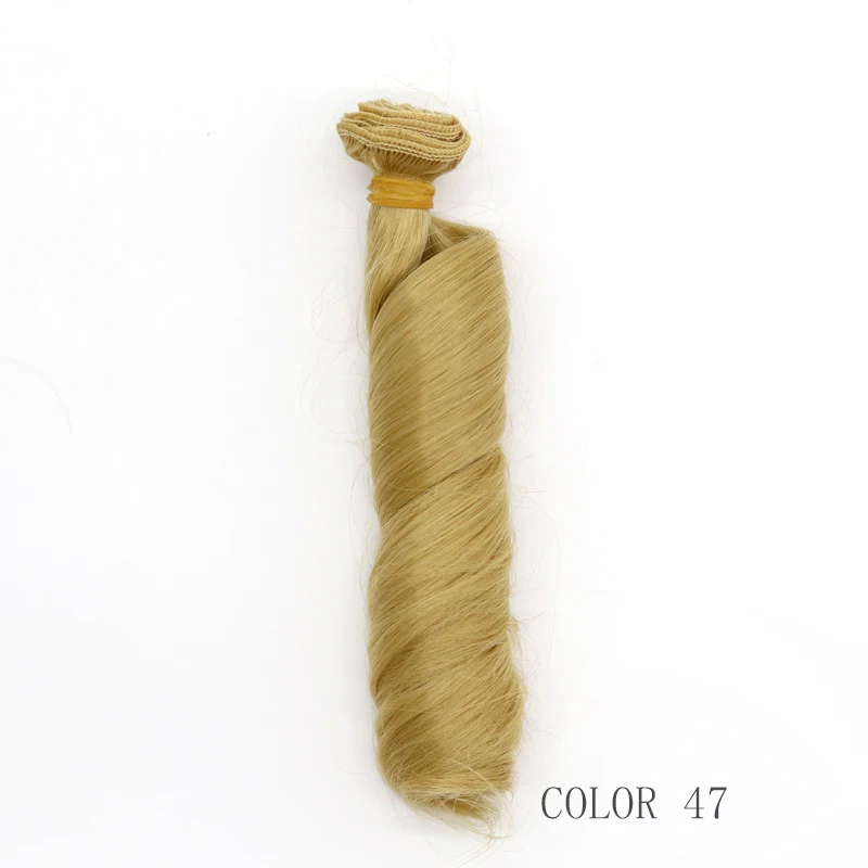 Moda 15 см Сделай Сам мини-муньека trenzas материал с высокой температурой Peluca из