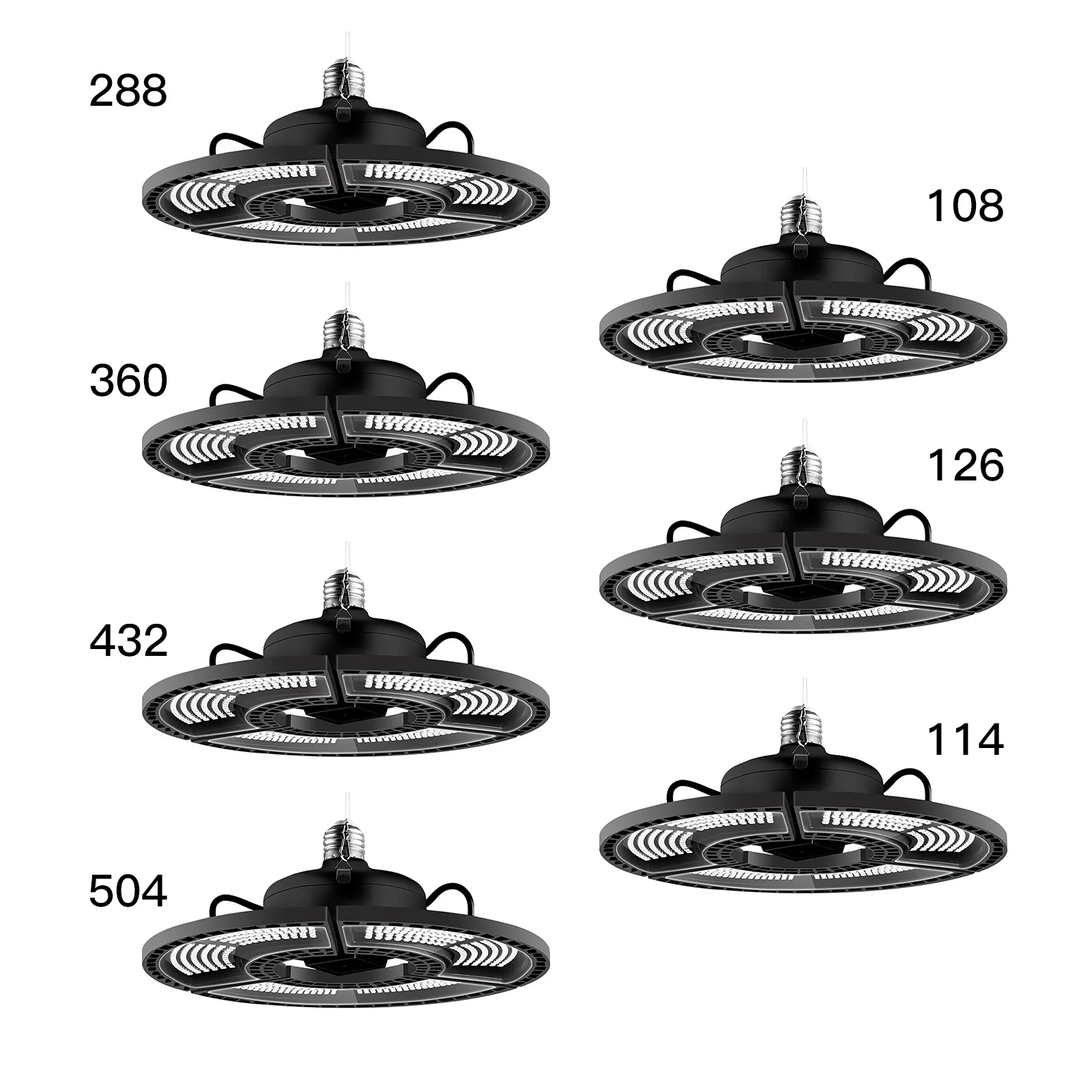 

Grow Lighting LED Lamp E27 288/360/432/504/108/126/144 Leds For Flower Plant Growing Foldable Greenhouse Waterproof Grow Lights