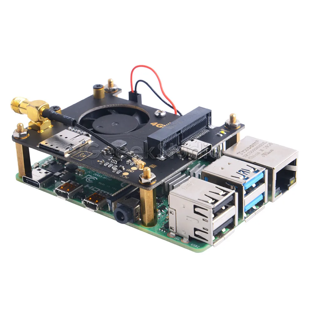 Шляпа Raspberry Pi 3G 4G для 2B / 3B + 4B ZERO W Jetson Nano|Аксессуары демонстрационных стендов| |