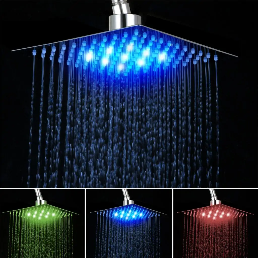 kemaidi bathroom wall mounted 8 rain shower head valve mixer tap w hand chrome shower rainfall shower mixer faucet set free global shipping