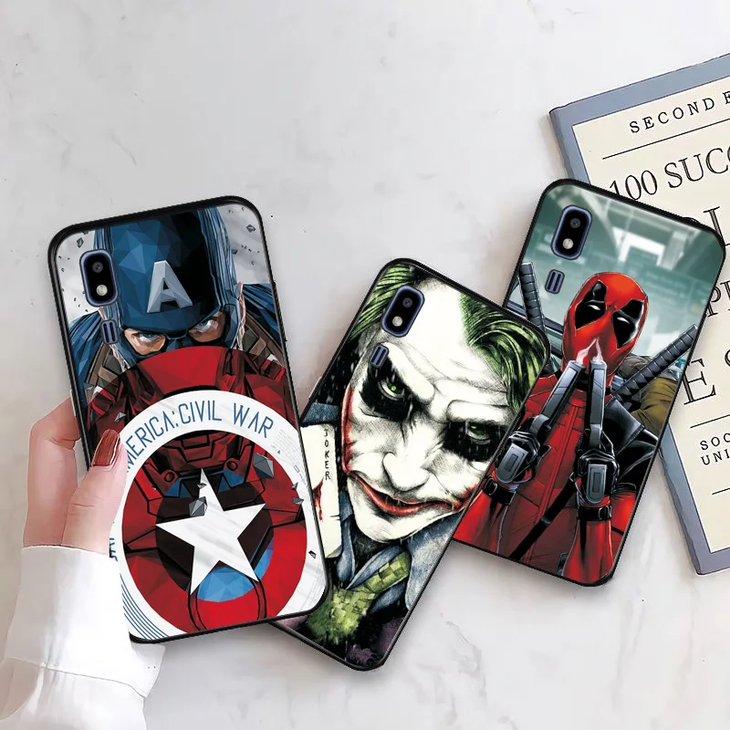 Чехол для samsung Galaxy A10 A20 A30 A40 A50 A60 A70 M20 чехол Супермен черный термополиуретановый чехол для samsung A50S A30S A20E A2 четырехъядерный телефон чехол s