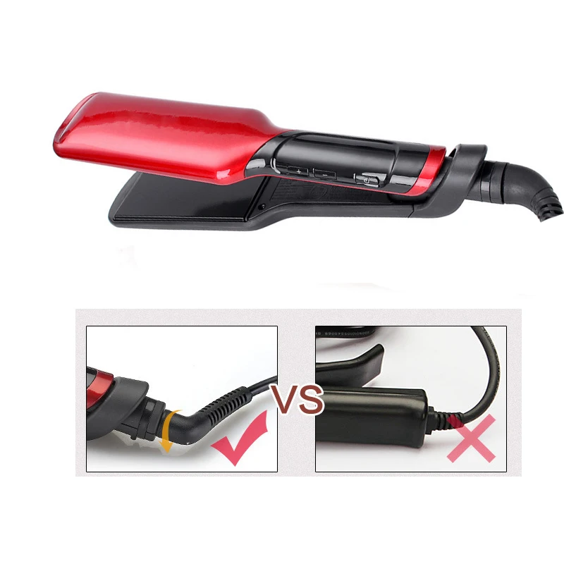 Профессиональный Выпрямитель для волос Горячая расческа паровой выпрямитель