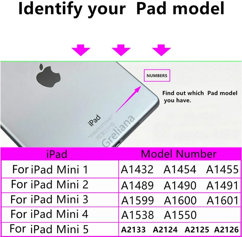 Вращающийся на 360 градусов Чехол книжка из искусственной кожи для iPad Mini 4 mini4 чехол