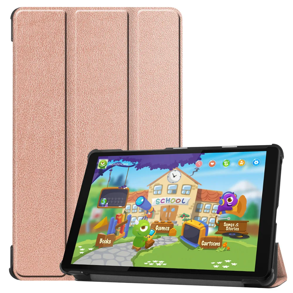 Новый твердый трехслойный кожаный чехол-книжка для Lenovo Tab M8(TB-8505X) 8 '' чехол