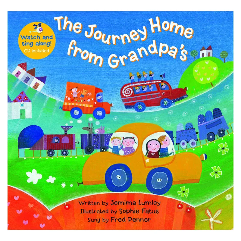 Книга с изображениями на английском языке The Journey Home От дедушки в начальной школе