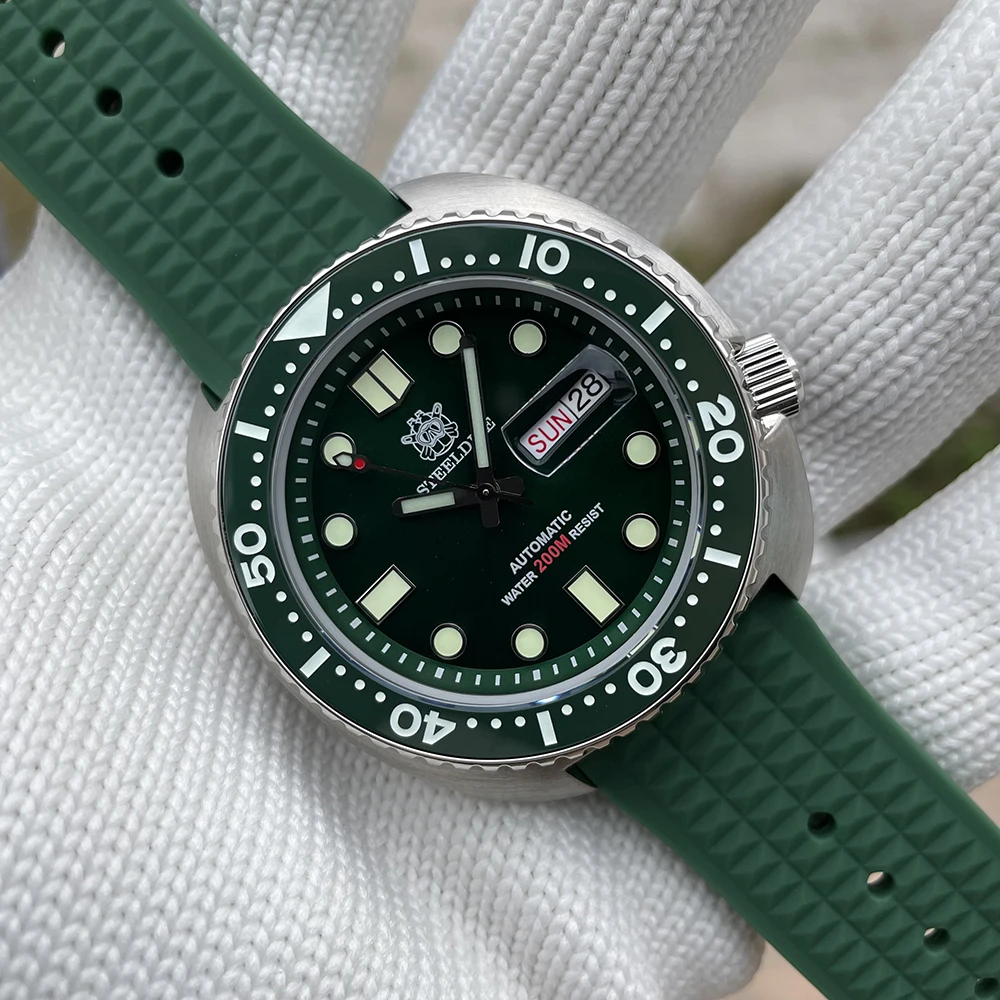 

STEELDIVE SD1972 Men's Mechanical Watch NH36 Automatic Movement Sapphire Crystal 316L Waterproof 200m Ceramic Bezel Diver Watch