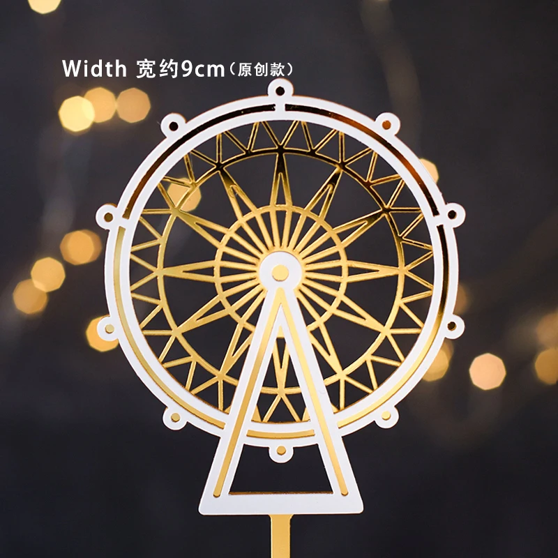 Платиновый замок принцесса торт Топпер на День святого Валентина юбилей