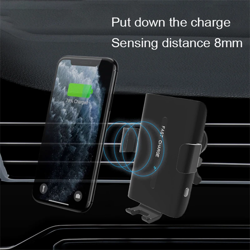 Беспроводное зарядное устройство для автомобиля 20 Вт сенсорный кронштейн |