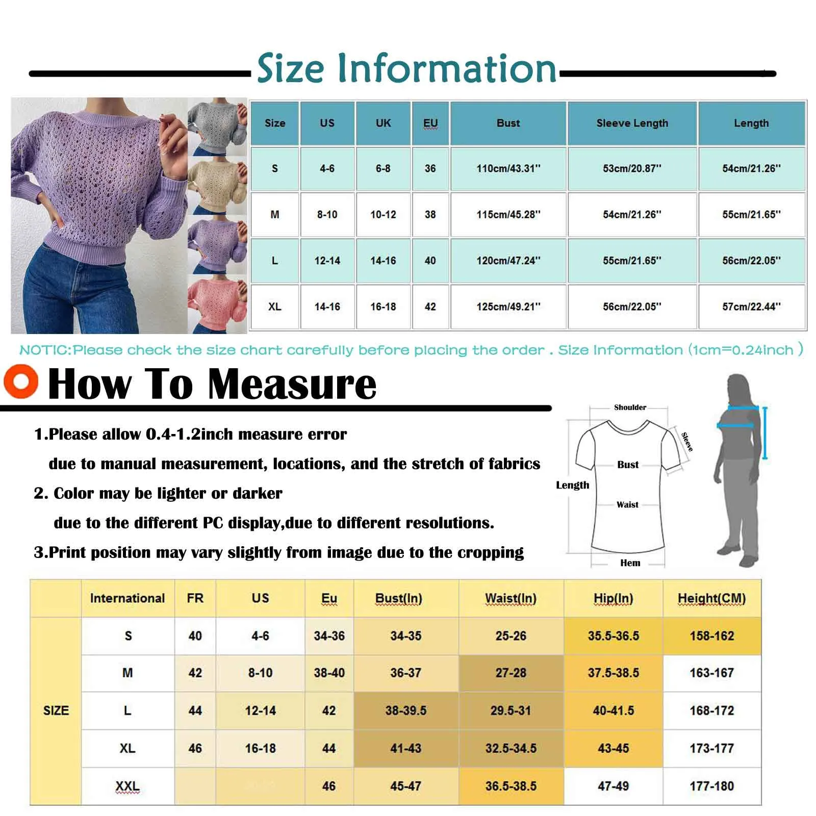 

Women Sweaters Autumn Slim Solid Round Collar Long Sleeve Plush Pullover Sweater Women's Tops Hollow Out Sweaters 2021