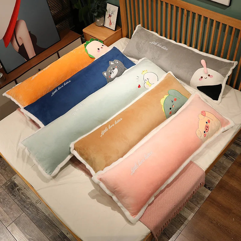 

Гигантская длинная набивная подушка для объятий розовая свинка собака динозавр девочка для сна Подушка для беременных подушка для парня