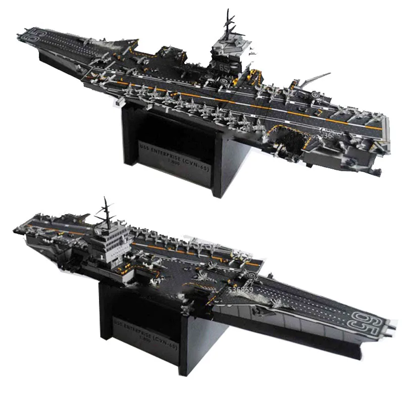 1/800 CVN65 USS Enterprise авианосец 40 см 3D Бумага модель военного корабля DIY игрушка ручной