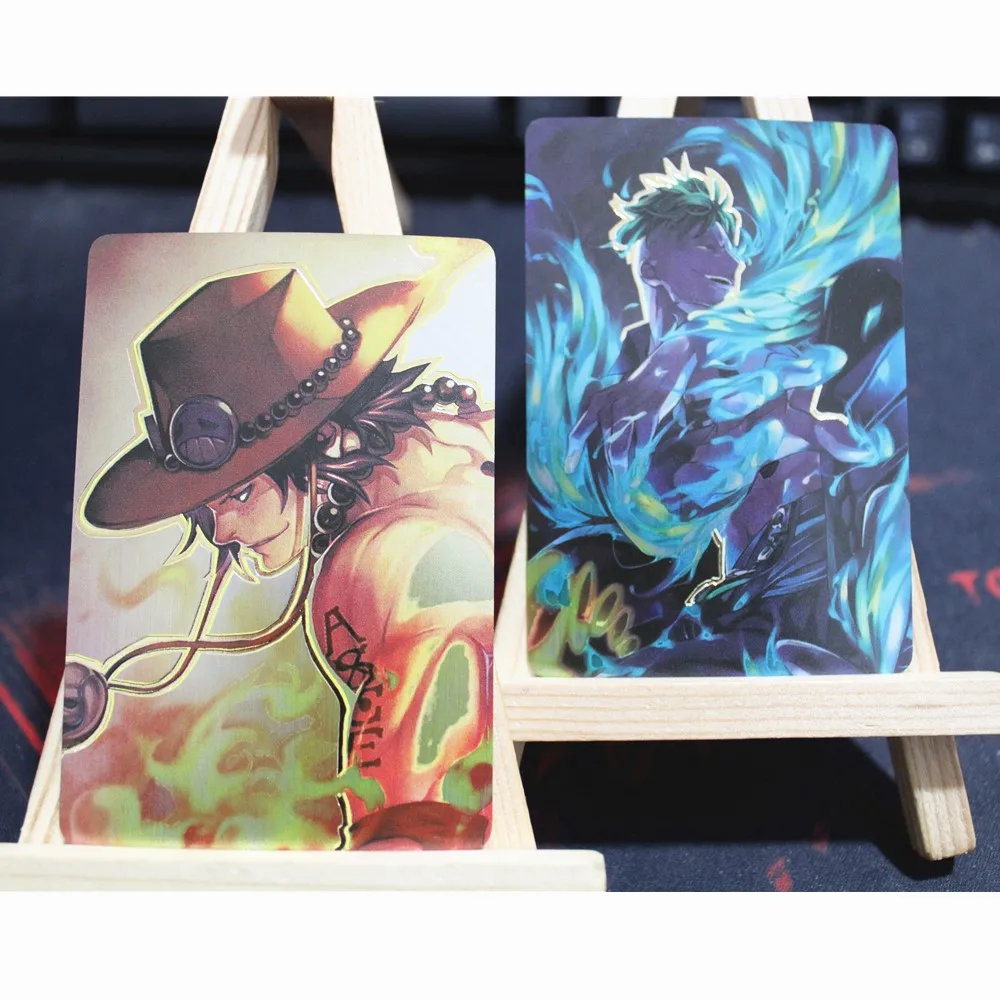 2 шт./набор аниме одиночная карта белая бридная команда лидера Portgas · D Ace Marco