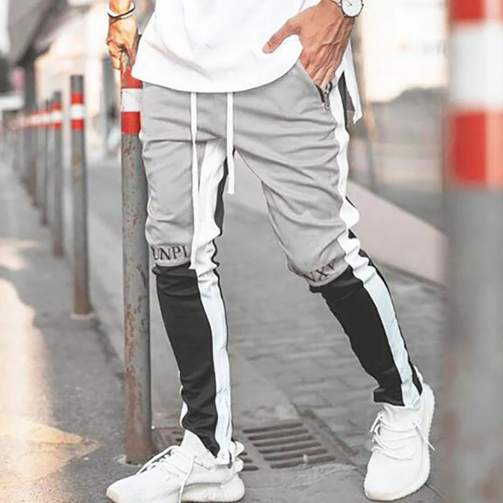 Мужские спортивные штаны для бега повседневные бодибилдинга и фитнеса