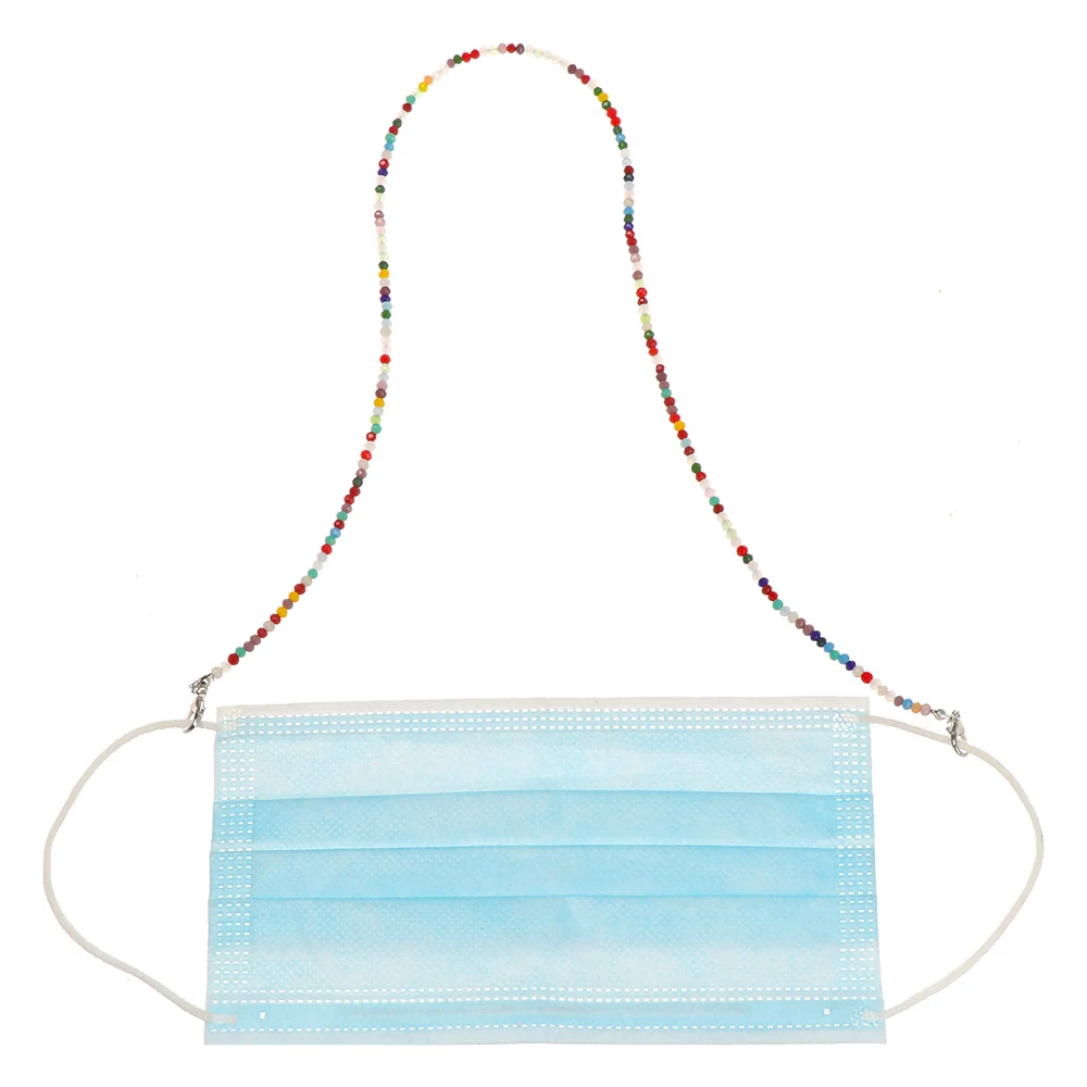 1 шт. новинка маска для лица ремешки очков держатель шнура удлинитель кристальная