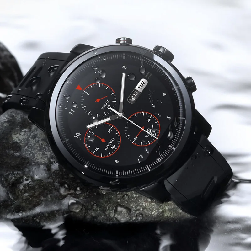 Глобальная версия Xiaomi Huami Amazfit 2 Stratos 2+ умные часы для мужчин с gps Xiaomi часы PPG монитор сердечного ритма 5ATM водонепроницаемый