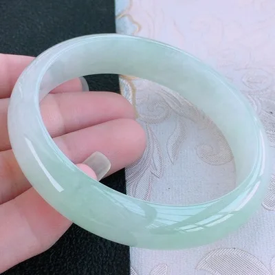 Ювелирные изделия Zheru натуральный бирманский браслет цвет зеленый 54-64 мм