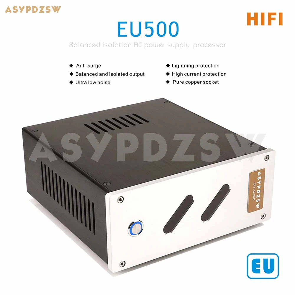 EU500 ЕС разъем HIFI 500ва тороидальный сбалансированный изоляционный трансформатор