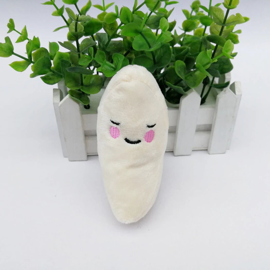

Dog Toy Sound Dog Squeaky Toy Plush Puppy Toy Cleaning Dog Chew Puppy Training Toy Soft Banana Vegetable Pet Supplies