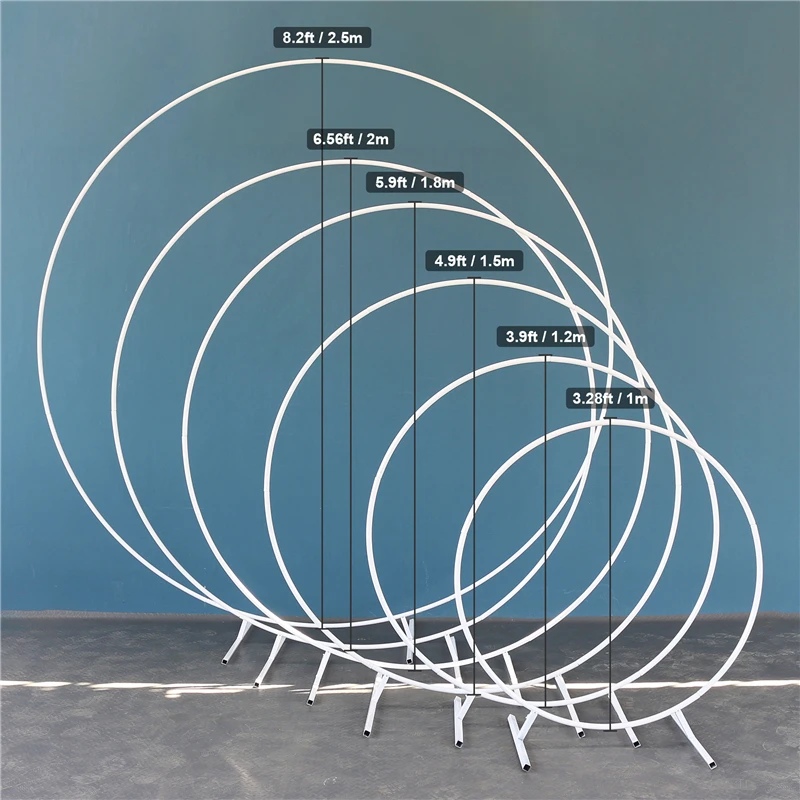 Круглая свадебная АРКА для воздушных шаров цветов Свадебный декор железная