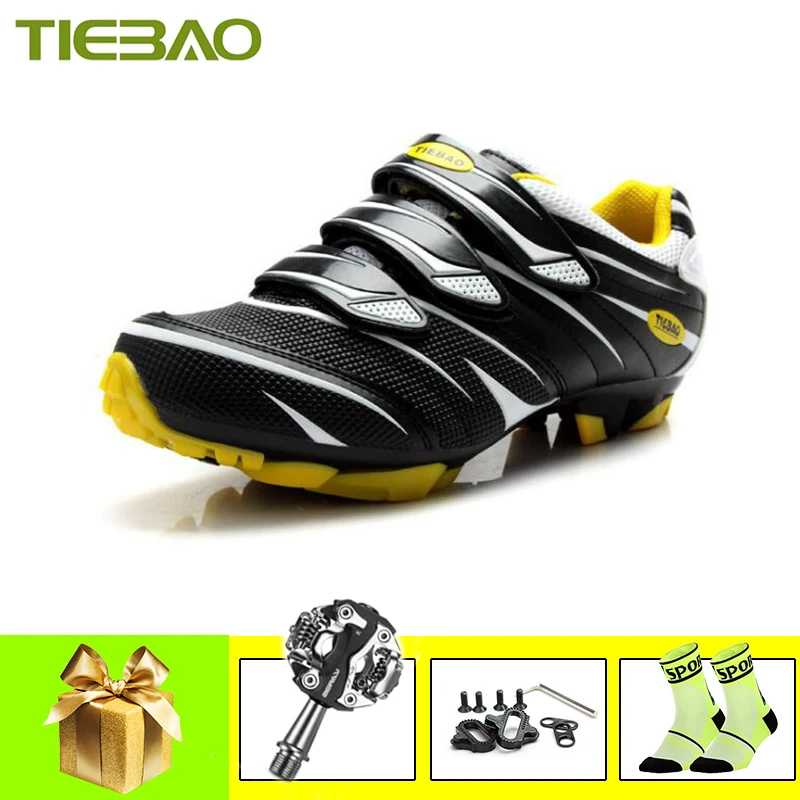 

Кроссовки Tiebao мужские для езды на велосипеде, Нейлоновая подошва, дышащие педали, спортивная обувь для горных велосипедов