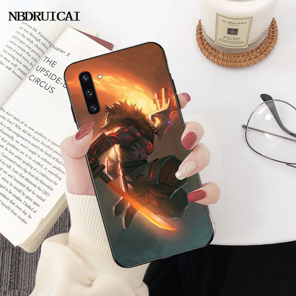 NBDRUICAI Shadow Fiend Dota 2 умный мягкий силиконовый черный чехол для телефона Samsung Note 3 4 5 7 8 9