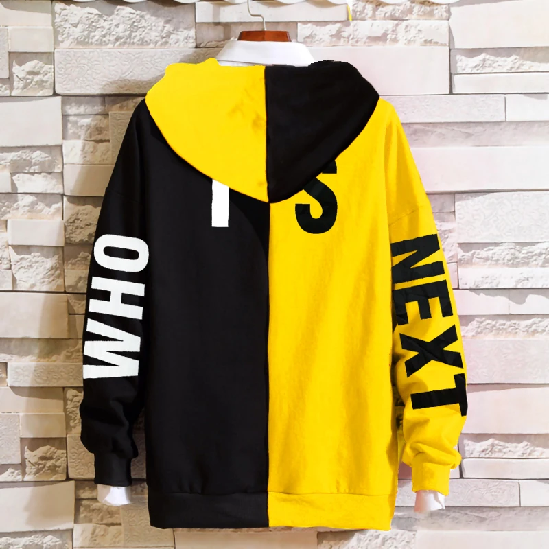 

Autumn Winter Plus size 2xl-8xl men cotton Hoodies print cartoon outerwear male turn-down collar hiphop Sweatshirts