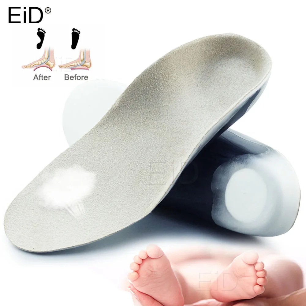 

EiD Kids Children 4D EVA Orthopedic Insoles O/X Leg Foot Valgus Arch Support Orthosis Flat Foot Correction Insole Foot Care pads