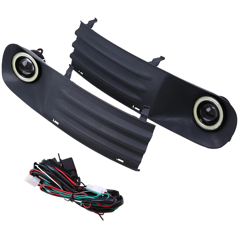 Автомобильные кольца POSSBAY с белыми ангельскими глазами комплект противотуманных