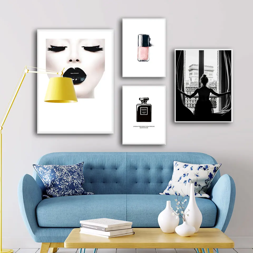 Модный скандинавский плакат Картина на холсте фотография Париж настенные