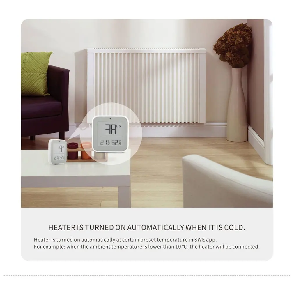 

Delicate And Compact Temperature And Humidity Sensor Up To 30 Day's Historical Data Storage Ultra-low Consumption