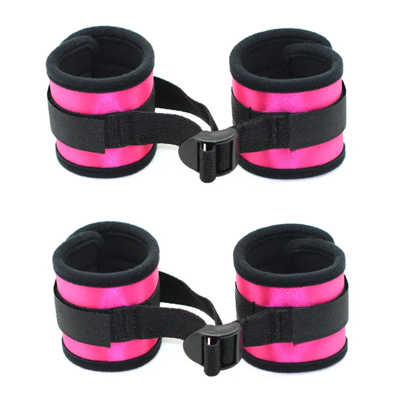 Бондаж SM bdsm искусственные плюшевые наручники манжеты до щиколотки секс-игрушки