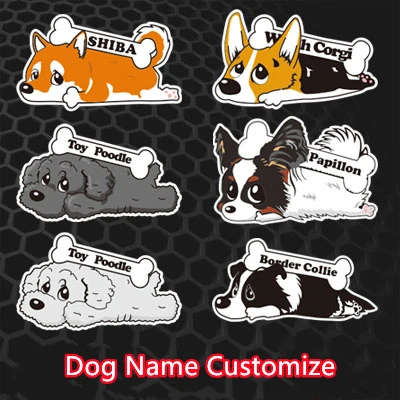 Виниловая наклейка с изображением собаки животного корги корги|Наклейки на