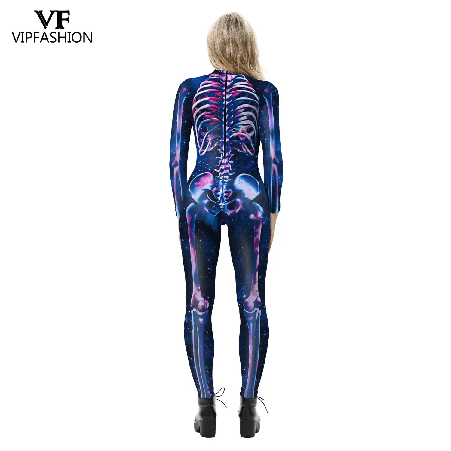 Модный костюм на Хэллоуин VIP карнавальные костюмы для косплея с черепом и