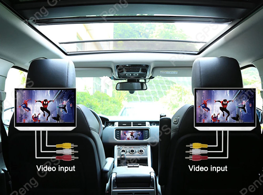 Автомобильный монитор на подголовник 1080P сенсорный экран Wi Fi Bluetooth HDMI USB