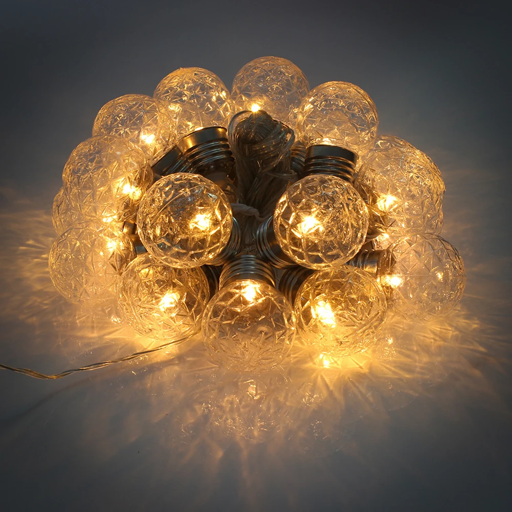 Романтический балкон гирлянда на открытом воздухе теплый белый Форма ананаса