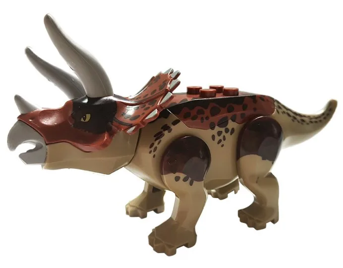 20 шт./партия строительные блоки с динозаврами мир Юрского периода 2 тиранозавра