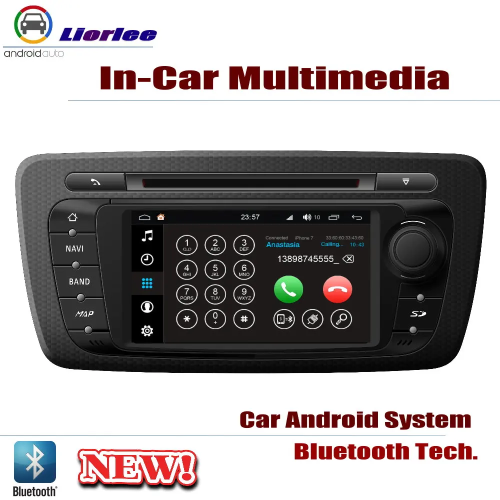 Для SEAT Ibiza 2008 2017 автомобиля Android gps навигация dvd плеер Радио Стерео Системы Экран