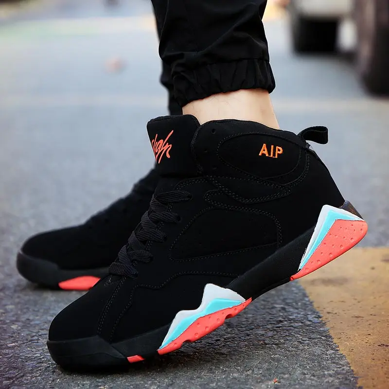 Hi Top Outdoor Running Shoes Men Sneakers for Kids Sport Sports Man Black Baskets Trainer Aquatic Sneakrs Gym D-1471 | Спорт и