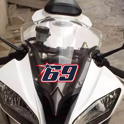 

Car Styling Vehicle Body Sticker Motor Sports Helmet Bike Motorcycle Head Decals for Nicky 69