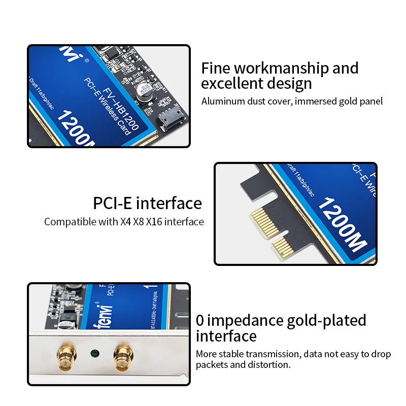 1200 Мбит/с для Broadcom BCM94360CS2 Настольный PCIWireless адаптер WLAN Wi Fi карта с BT4.0 2 4G/5 ГГц