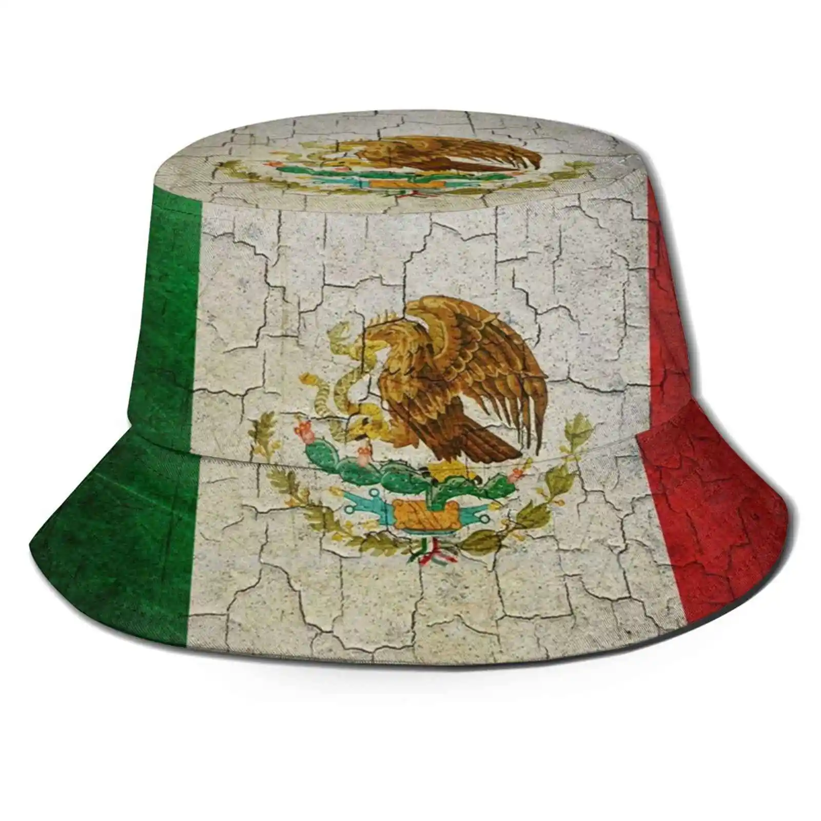 

Grunge Mexico Flag Fishing Hunting Climbing Cap Fisherman Hats Mexico Mexican Aged Country Dirty Faded Flag Grunge Nation