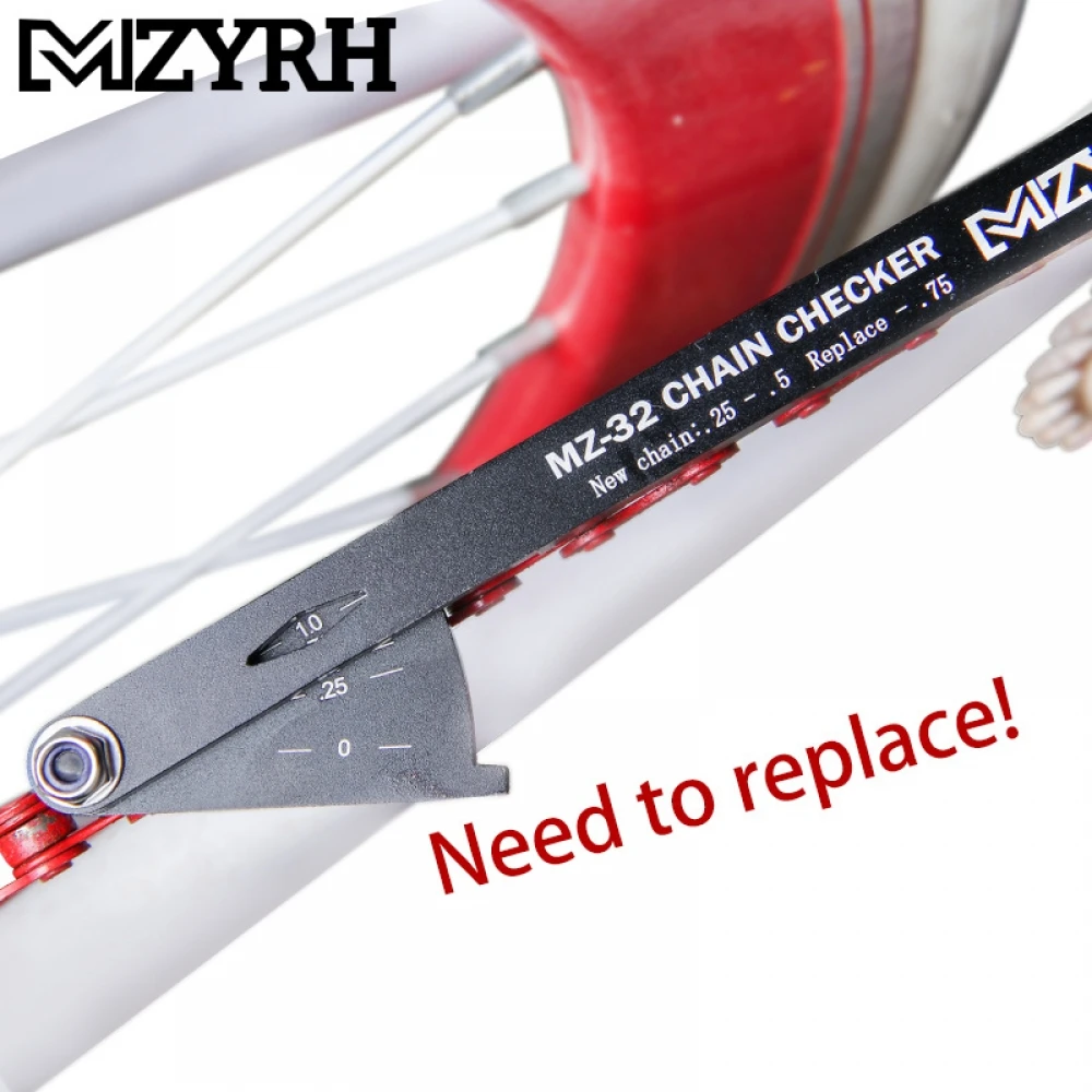 1Pc MTB Bicycle Chain Wear Indicator Tool Checker Kits Multi-Functional Mountain Road Bike Cycling Repair | Спорт и развлечения
