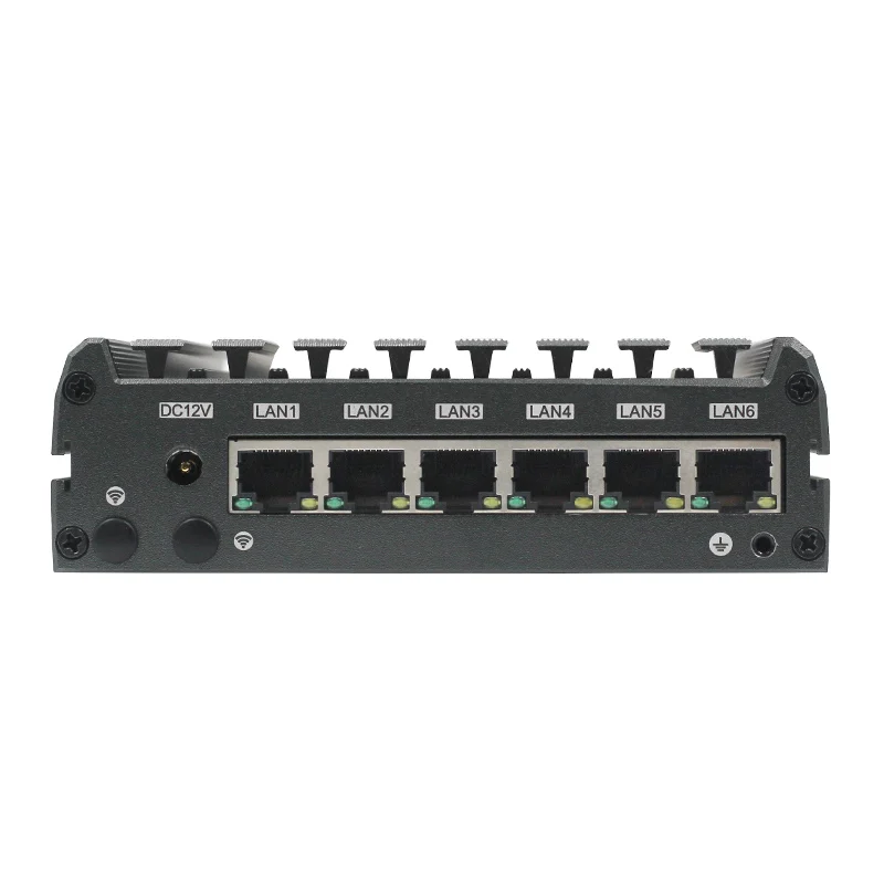 Материнская плата Nano ITX High end J1900 безвентиляторный ПК промышленный мини 6 LAN NUC Pfsense