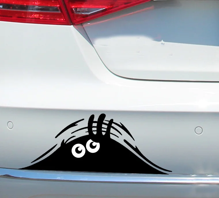 19X7 cm Funny Creative 3D Big Eyes Car Decal Sticker Styling Dune Sand Monster Peeping Peering | Автомобили и мотоциклы