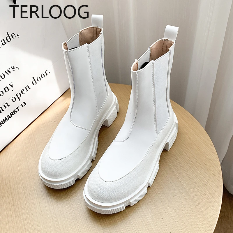 

Ботинки Челси 2022, зимние туфли-лодочки на толстой подошве, ботинки в стиле панк на высоком каблуке, дизайнерская роскошная женская обувь без...