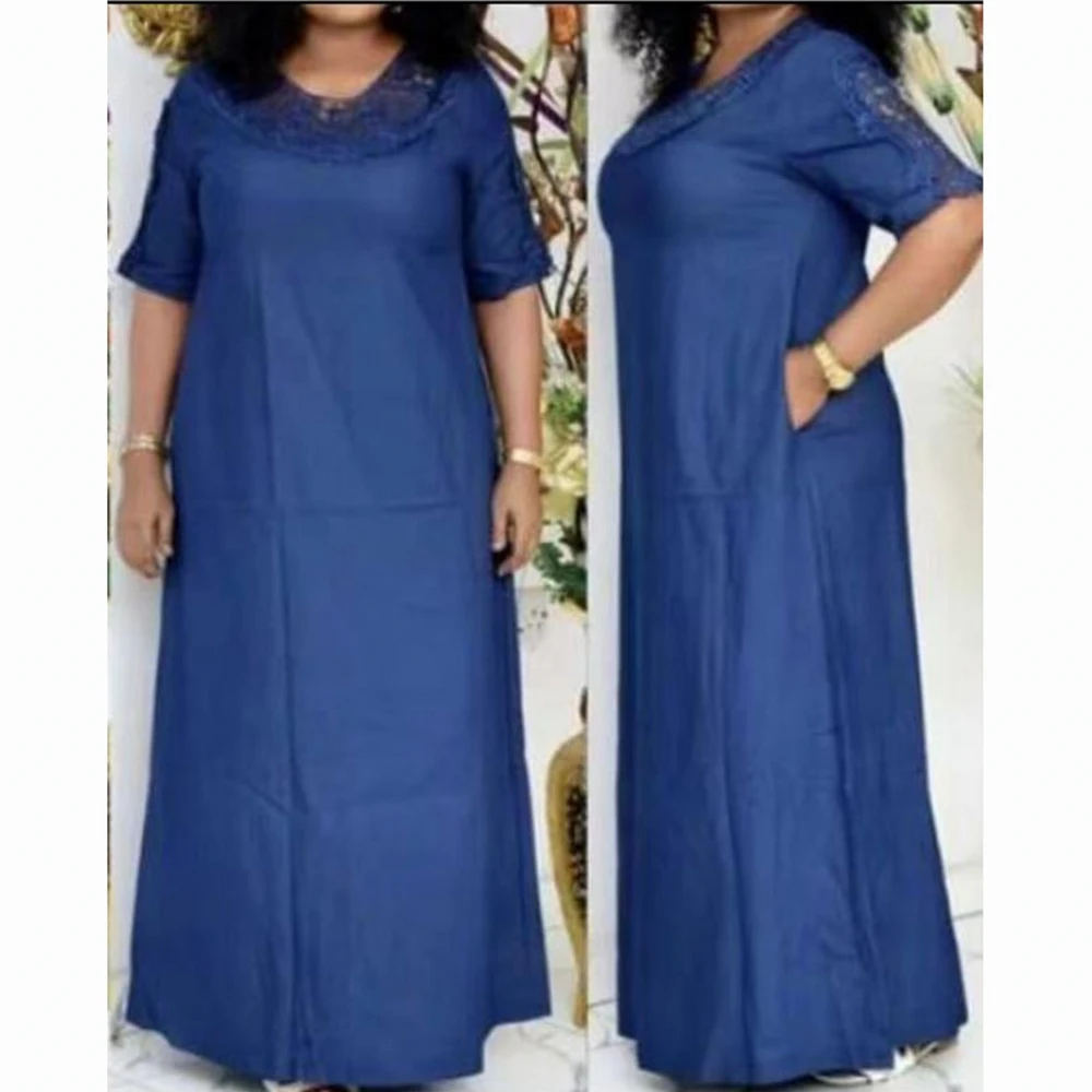 

African Dresses For Women Spring Summer Africa Clothing Muslim Long Maxi Dress High Quality Fashion Dress Lady 2021