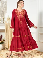 moroccan kaftan abaya dubai muslim long dress turkey islam african dresses for women caftan djellaba robe longue femme musulmane