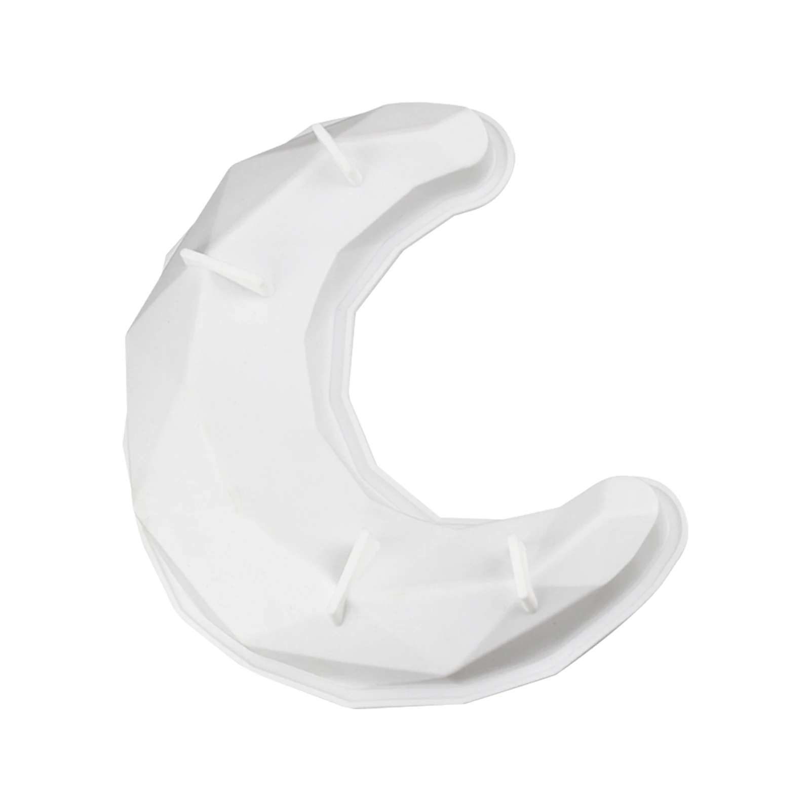 

3D Diamond Crescent Mouse Silicone Mold Moon Shaped Baking Mould For Decorating Tools DIY Mousse Cakes Moulds For Baking Kitchen