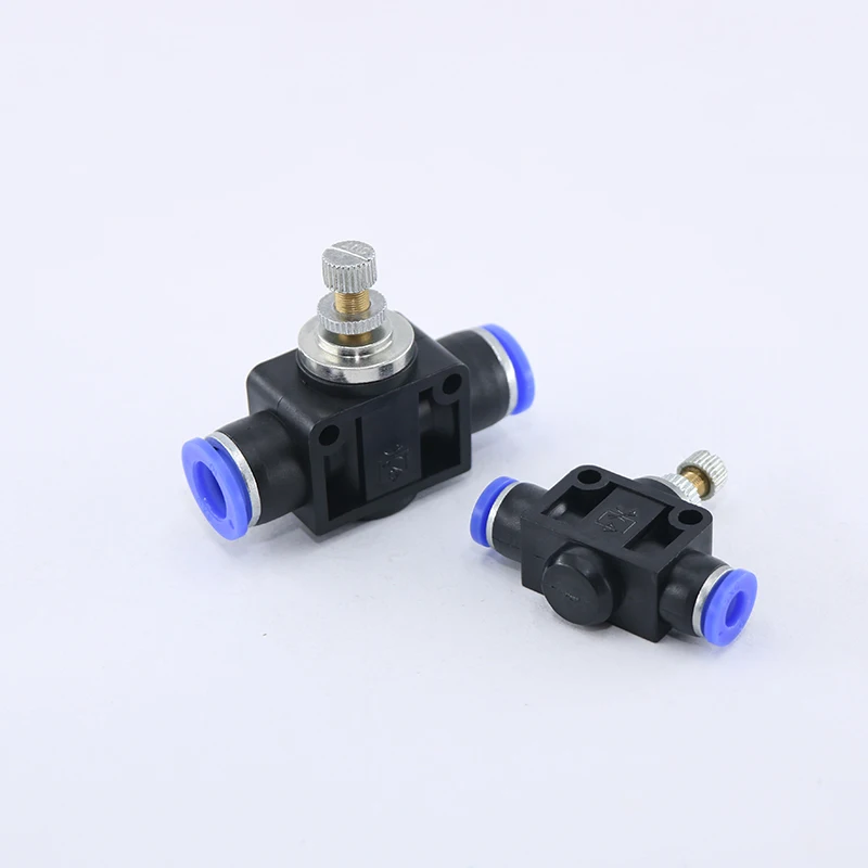 Синий соединитель пневматический компонент быстроразъемный ограничительный