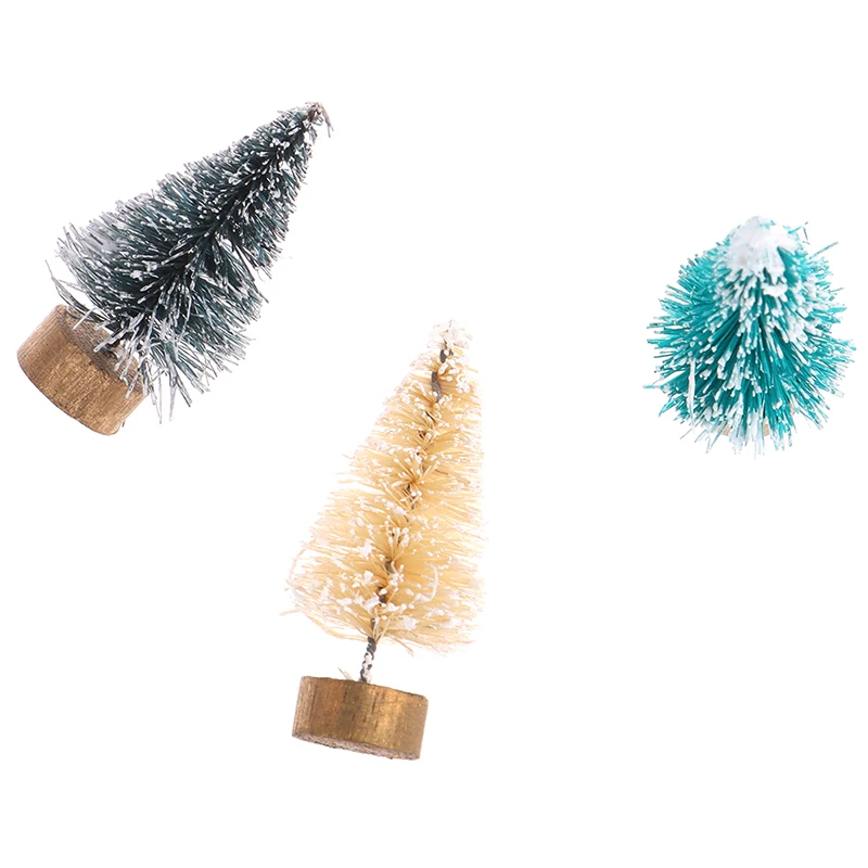 3 8*2 7 см высокий мини кукольный домик Рождественская елка DIY Миниатюрный садовое